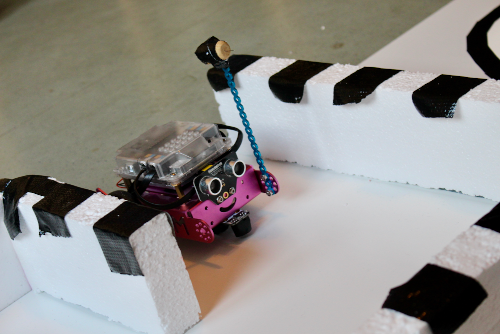 mBot-Hindernisparkour